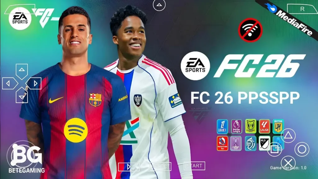 FIFA 2026 PPSSPP ā PSP Iso PS5 Camera Download (EA SPORTS FC 2026)