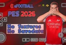 eFootball PES 2026 PPSSPP gameplay on Android with HD graphics and realistic football camera