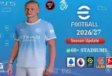 eFootball PES 2026 PPSSPP Android Offline download section with game files and emulator links