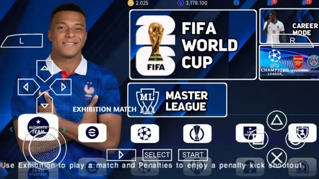 eFootball PES 2026 PPSSPP English Version ISO Download