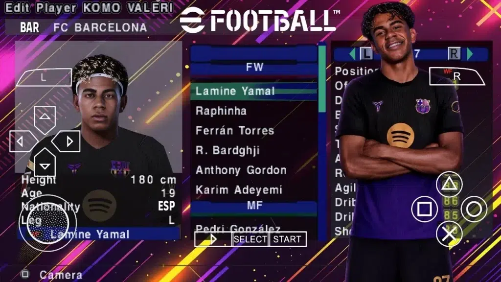 eFootball PES 2027 PPSSPP ISO Download for Android Highly Compressed